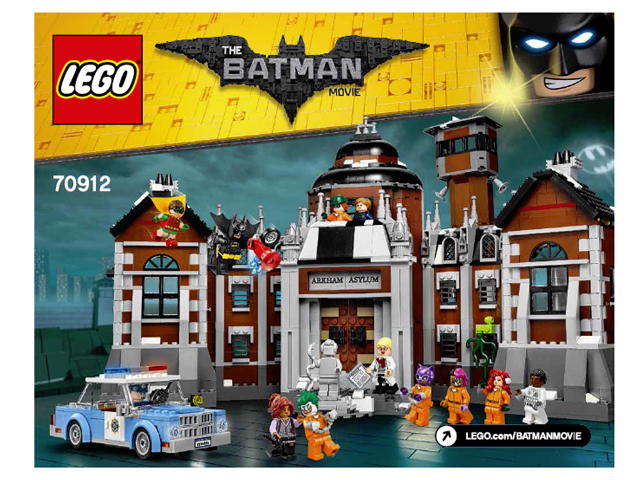 70912 Arkham Asylum (Certified) LEGO The LEGO Batman Movie product image 2, provided for visual reference and product detail