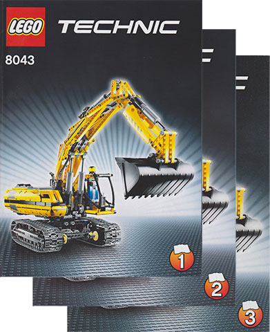 8043 Motorized Excavator (Certified) LEGO TECHNIC product image 2, provided for visual reference and product detail review
