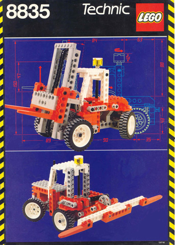 8835 Forklift (Certified) LEGO TECHNIC product image 1, provided for visual reference and product detail review