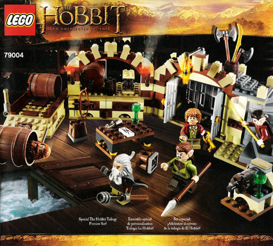 79004 Barrel Escape (Used) LEGO The Hobbit product image 2, provided for visual reference and product detail review