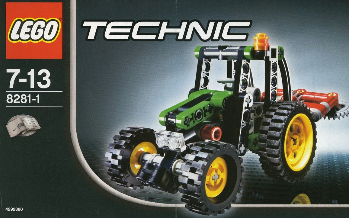 8281 Mini Tractor (Certified) LEGO TECHNIC product image 2, provided for visual reference and product detail review