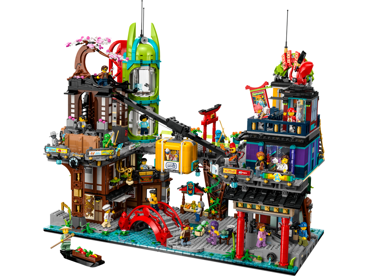71799 NINJAGO City Markets (Used) LEGO Ninjago product image 1, provided for visual reference and product detail review