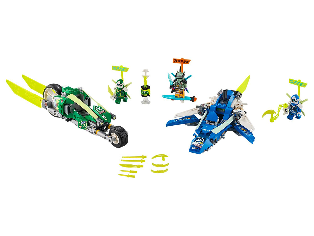 71709 Jay and Lloyd's Velocity Racers (Certified) LEGO Ninjago product image 1, provided for visual reference and product