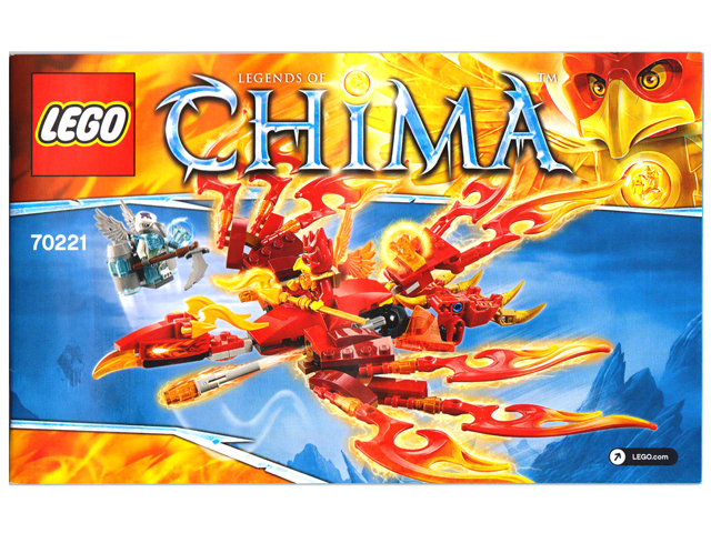 70221 Flinx's Ultimate Phoenix (Used) LEGO Legends of Chima product image 2, provided for visual reference and product