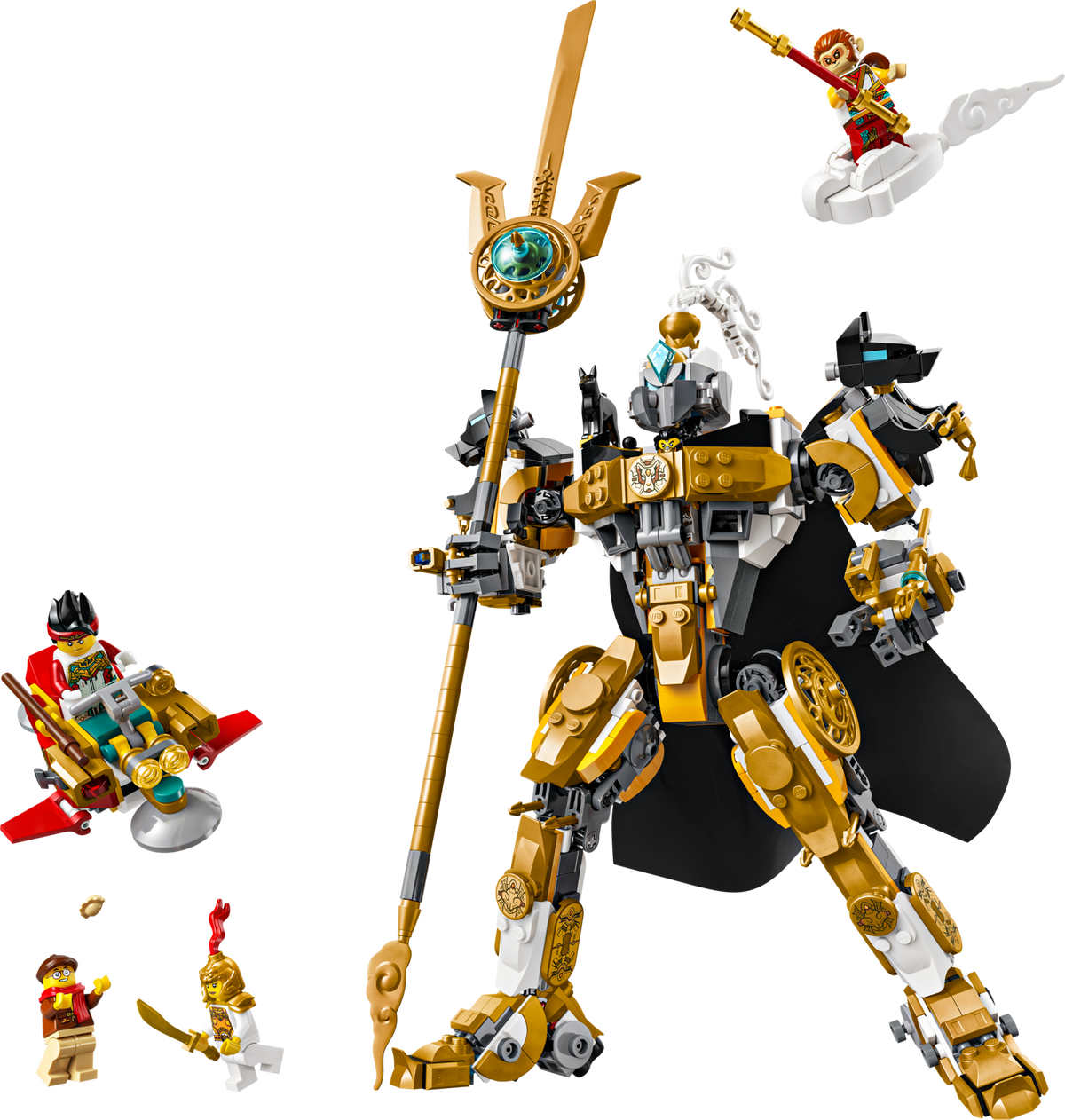 80065 Erlang's Celestial Mech (Used) LEGO Monkie Kid product image 1, provided for visual reference and product detail review