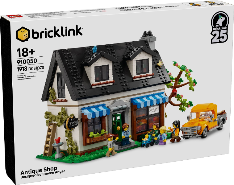 910050 Antique Shop (Retired) LEGO BrickLink product image 1, provided for visual reference and product detail review
