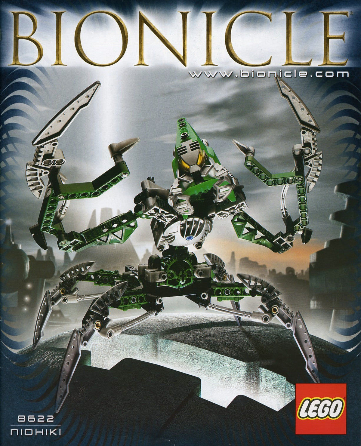 8622 Nidhiki (Certified) LEGO BIONICLE product image 2, provided for visual reference and product detail review