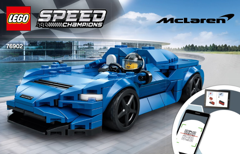 76902 McLaren Elva (Certified) LEGO Speed Champions product image 2, provided for visual reference and product detail review