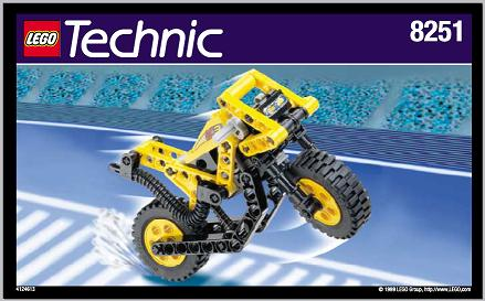 8251 Sonic Cycle (Certified) LEGO TECHNIC product image 1, provided for visual reference and product detail review