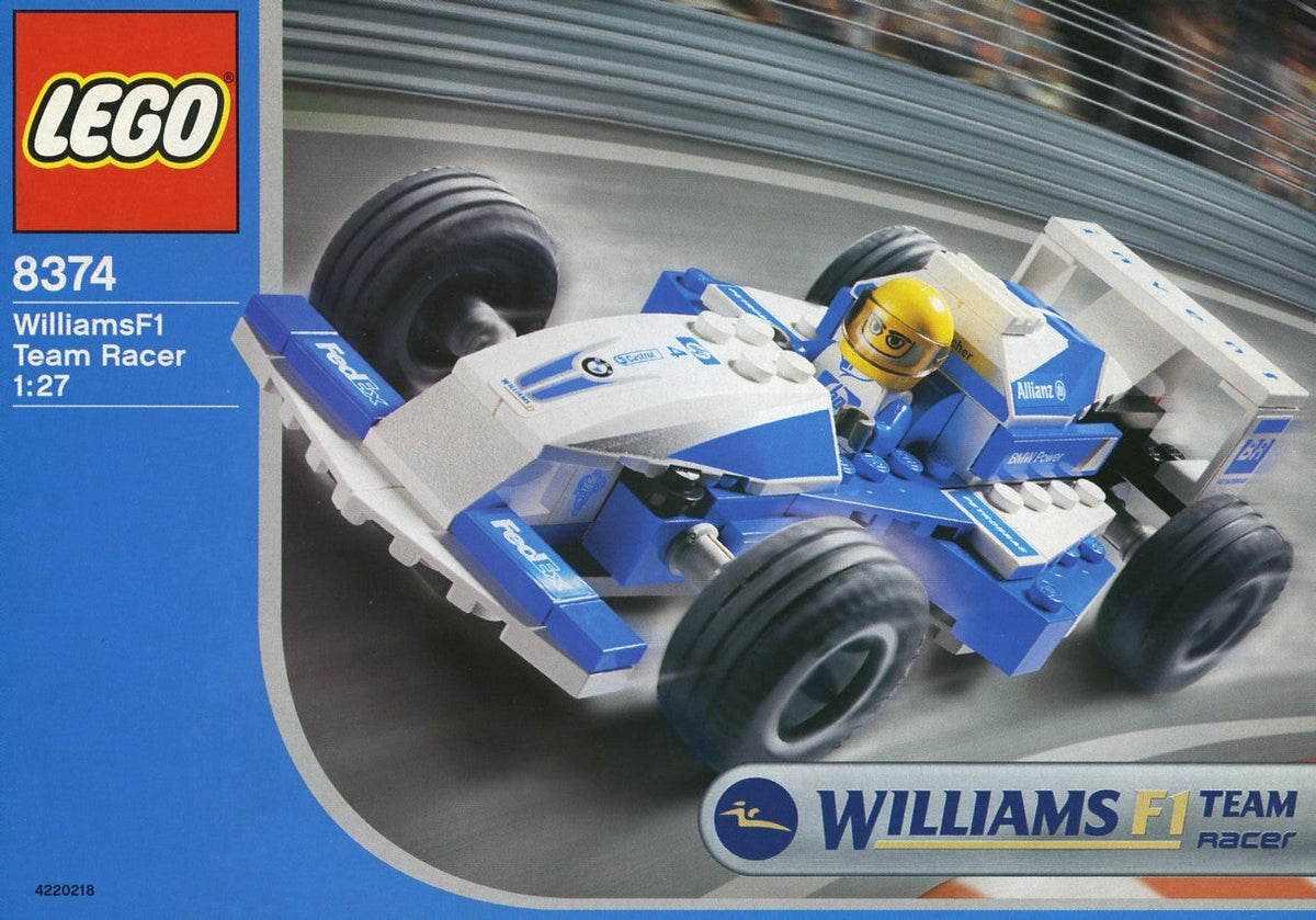 8374 Williams F1 Team Racer (Certified) LEGO Racers product image 2, provided for visual reference and product detail review