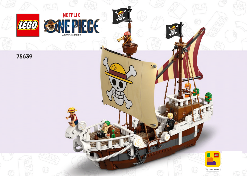 75639 The Going Merry Pirate Ship (Used) LEGO One Piece product image 2, provided for visual reference and product detail