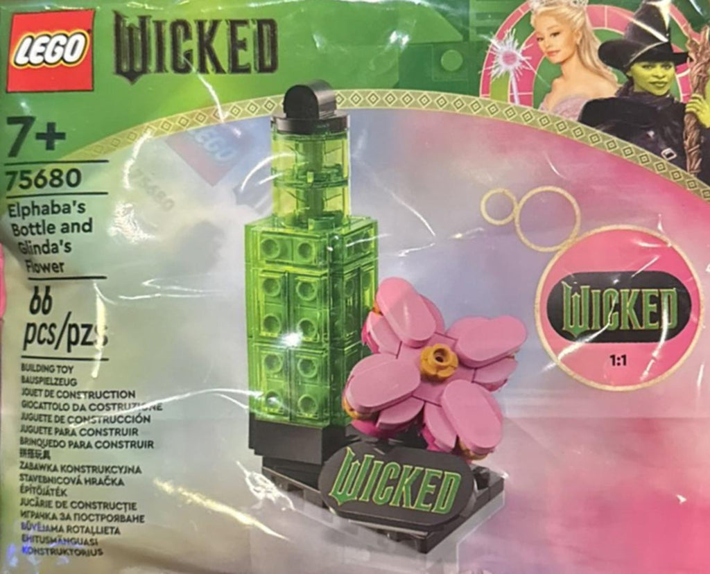 75680 Elphaba's Bottle and Glinda's Flower (Used) LEGO Wicked product image 1, provided for visual reference and product