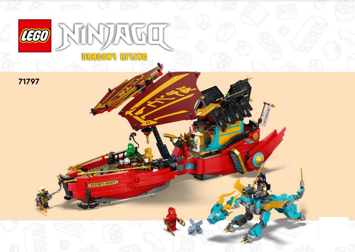 71797 Destiny's Bounty - Race Against Time (Certified) LEGO Ninjago product image 2, provided for visual reference and