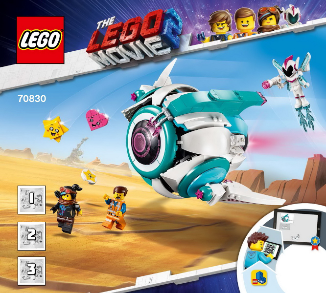 70830 Sweet Mayhem's Systar Starship! (Certified) LEGO The LEGO Movie 2 product image 2, provided for visual reference and