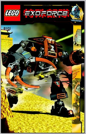 8101 Claw Crusher (Used) LEGO Exo-Force product image 2, provided for visual reference and product detail review