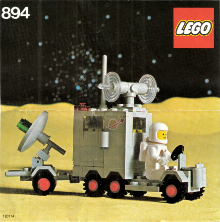 894 Mobile Signals Centre (Used) LEGO Space product image 2, provided for visual reference and product detail review