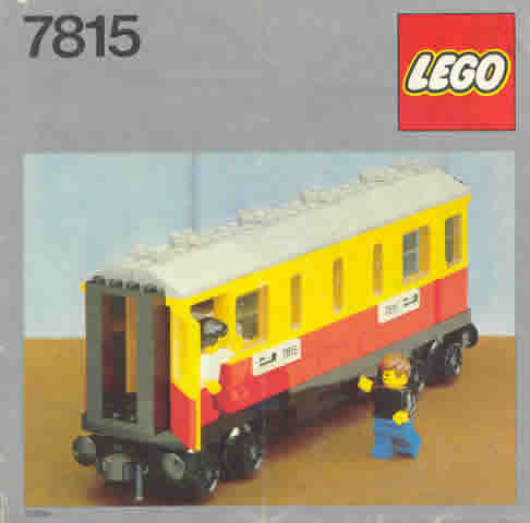 7815 Passenger Carriage / Sleeper (Certified) LEGO Trains product image 1, provided for visual reference and product detail