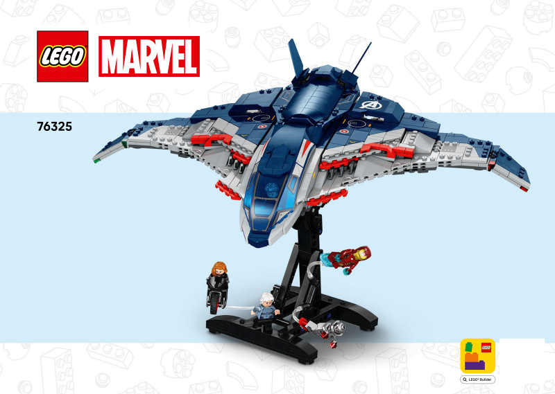 76325 Avengers: Age of Ultron Quinjet (Certified) LEGO Super Heroes product image 2, provided for visual reference and