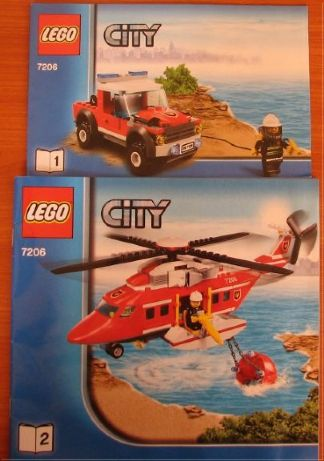 7206 Fire Helicopter (Certified) LEGO City product image 2, provided for visual reference and product detail review