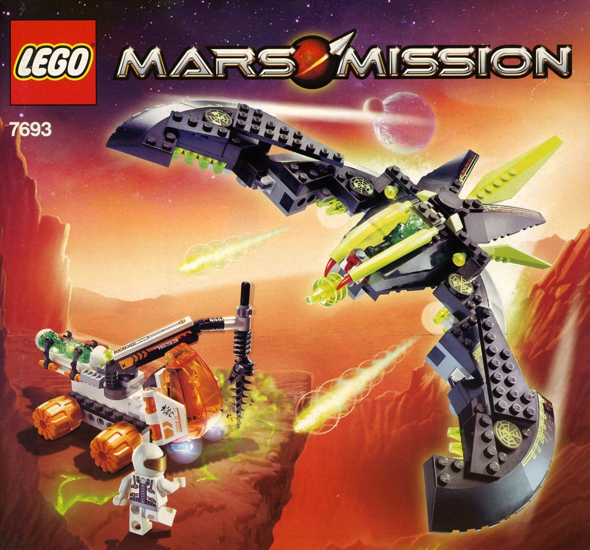 7693 ETX Alien Strike (Used) LEGO Space product image 2, provided for visual reference and product detail review