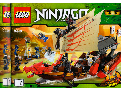 9446 Destiny's Bounty (Used) LEGO Ninjago product image 2, provided for visual reference and product detail review