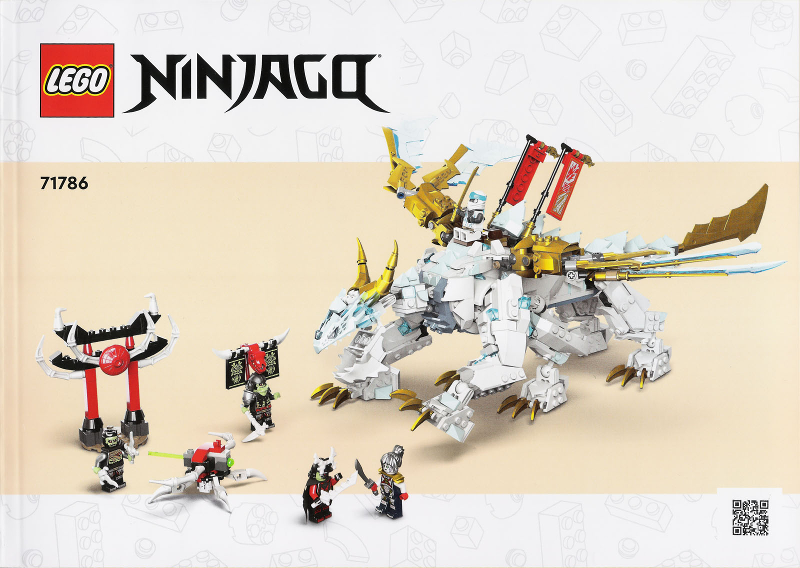 71786 Zane's Ice Dragon Creature (Used) LEGO Ninjago product image 2, provided for visual reference and product detail review
