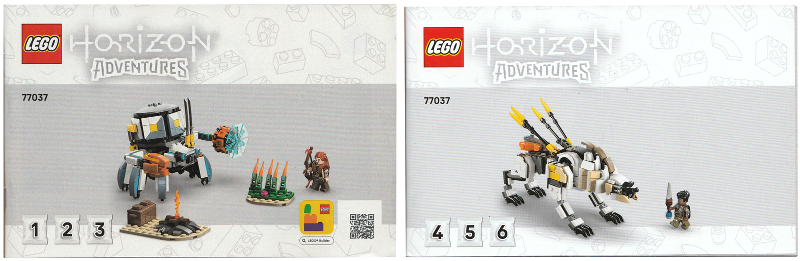 77037 Aloy & Varl vs. Shell-Walker & Sawtooth (Certified) LEGO Horizon product image 2, provided for visual reference and