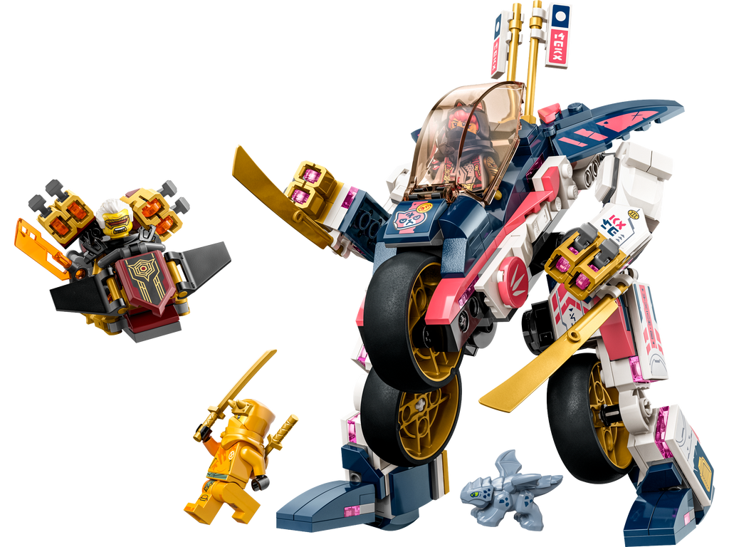 71792 Sora's Transforming Mech Bike Racer (Certified) LEGO Ninjago product image 1, provided for visual reference and
