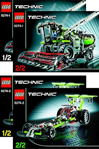 8274 Combine Harvester (Certified) LEGO TECHNIC product image 2, provided for visual reference and product detail review