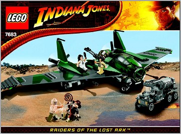 7683 Fight on the Flying Wing (Used) LEGO Indiana Jones product image 2, provided for visual reference and product detail