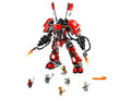 70615 Fire Mech (Used) LEGO The LEGO Ninjago Movie product image 1, provided for visual reference and product detail review