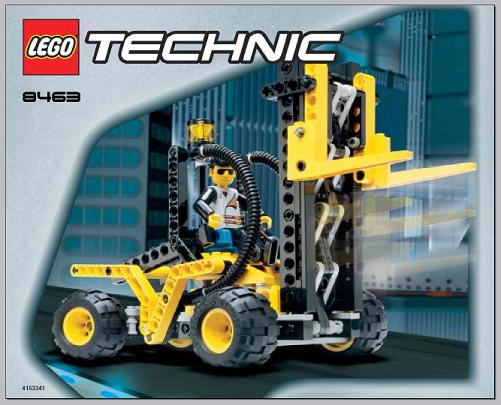 8463 Forklift (Certified) LEGO TECHNIC product image 2, provided for visual reference and product detail review