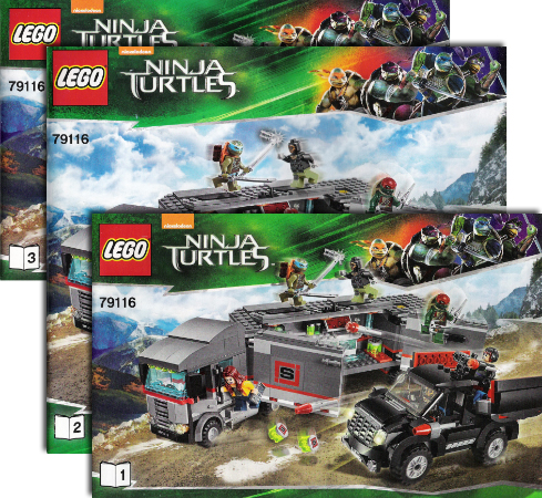 79116 Big Rig Snow Getaway (Used) LEGO Teenage Mutant Ninja Turtles product image 2, provided for visual reference and