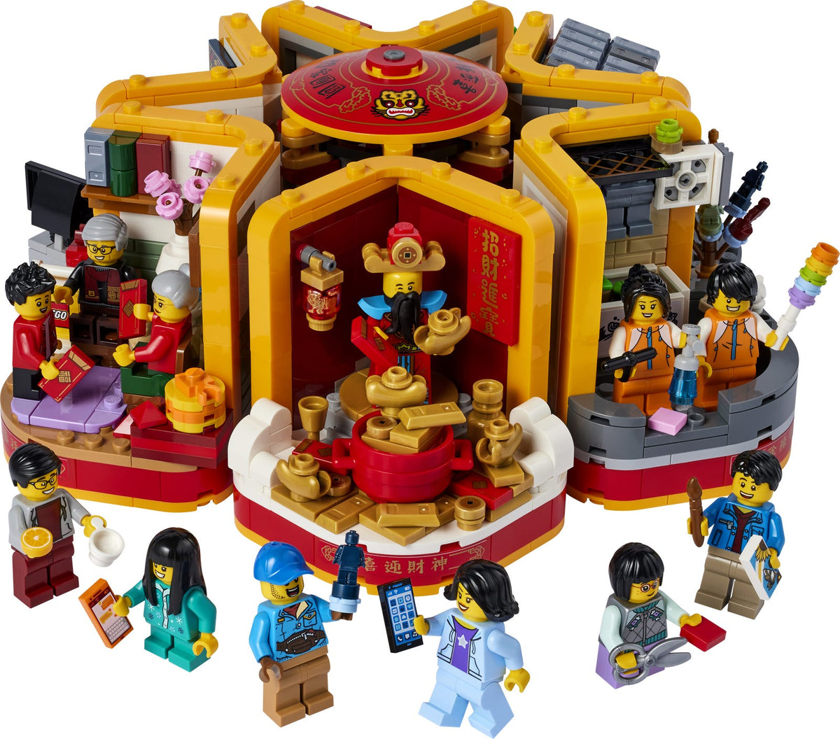 80108 Lunar New Year Traditions (Used) LEGO Seasonal product image 1, provided for visual reference and product detail review