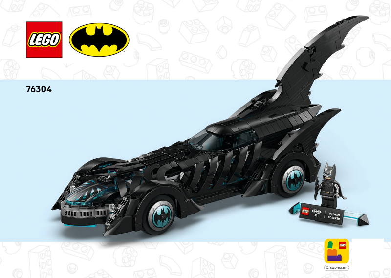 76304 Batman Forever Batmobile (Used) LEGO Super Heroes product image 2, provided for visual reference and product detail