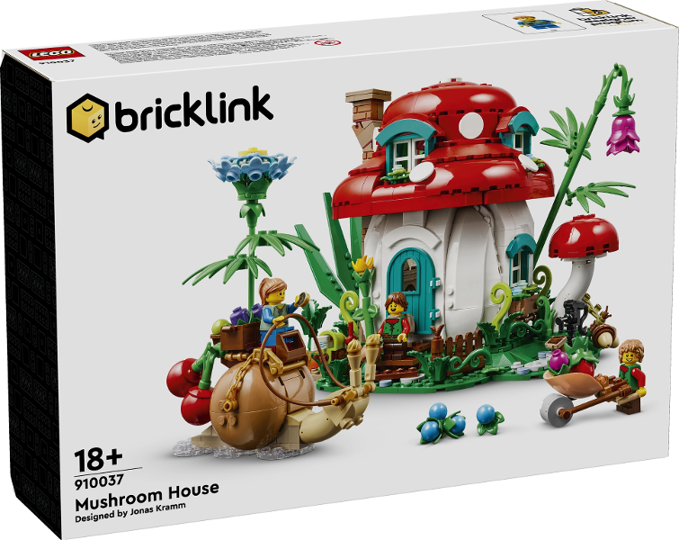 910037 Mushroom House (Retired) LEGO BrickLink product image 1, provided for visual reference and product detail review