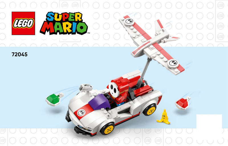 72045 Mario Kart - Shy Guy & P-Wing (Certified) LEGO Super Mario product image 2, provided for visual reference and product