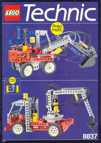 8837 Pneumatic Excavator (Certified) LEGO TECHNIC product image 2, provided for visual reference and product detail review