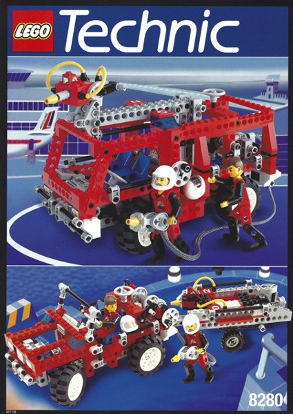 8280 Fire Engine / Fire Response Unit (Used) LEGO TECHNIC product image 2, provided for visual reference and product detail