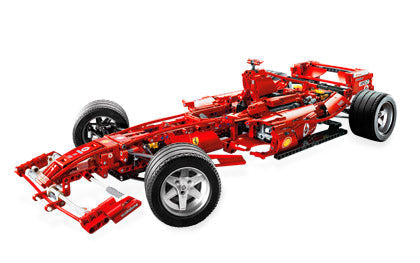8674 Ferrari F1 Racer 1:8 (Certified) LEGO Racers product image 1, provided for visual reference and product detail review