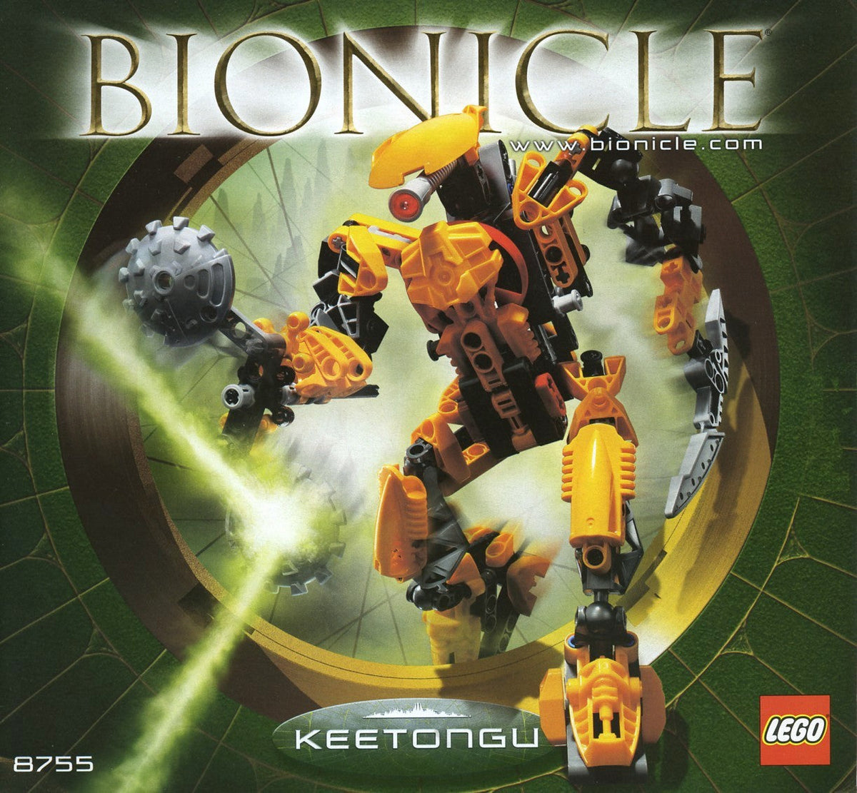 8755 Keetongu (Used) LEGO BIONICLE product image 2, provided for visual reference and product detail review