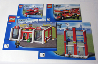 7208 Fire Station (Used) LEGO City product image 2, provided for visual reference and product detail review