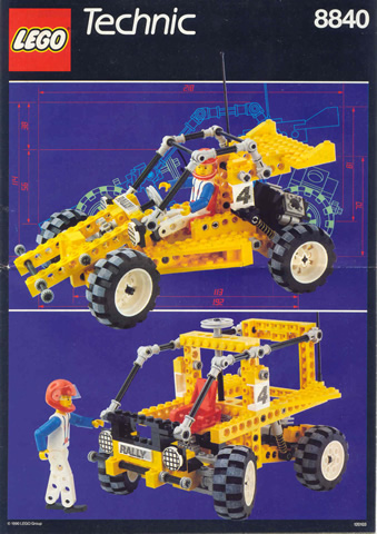 8840 Rally Shock n' Roll Racer (Certified) LEGO TECHNIC product image 2, provided for visual reference and product detail