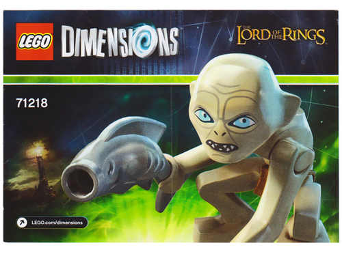 71218 Gollum Fun Pack (Certified) LEGO Dimensions product image 2, provided for visual reference and product detail review