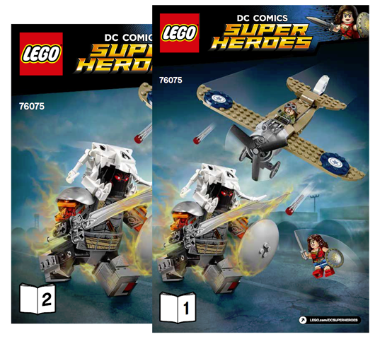 76075 Wonder Woman Warrior Battle (Used) LEGO Super Heroes product image 2, provided for visual reference and product detail
