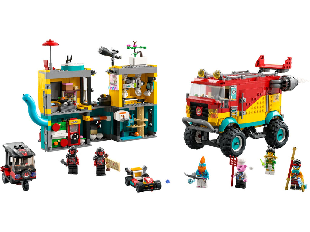 80038 Monkie Kid's Team Van (Used) LEGO Monkie Kid product image 1, provided for visual reference and product detail review