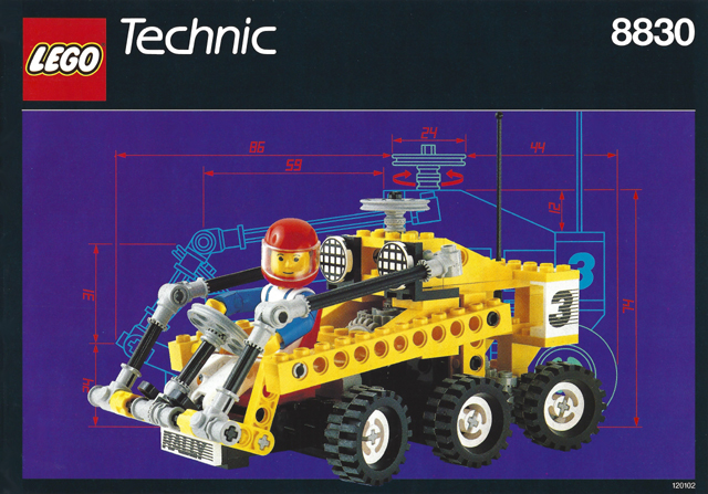 8830 Rally 6-Wheeler (Moon Buggy) (Certified) LEGO TECHNIC product image 2, provided for visual reference and product detail