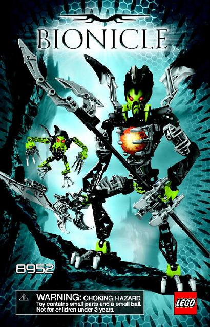 8952 Mutran & Vican (Used) LEGO BIONICLE product image 2, provided for visual reference and product detail review