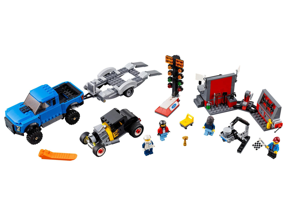 75875 Ford F-150 Raptor & Ford Model A Hot Rod (Used) LEGO Speed Champions