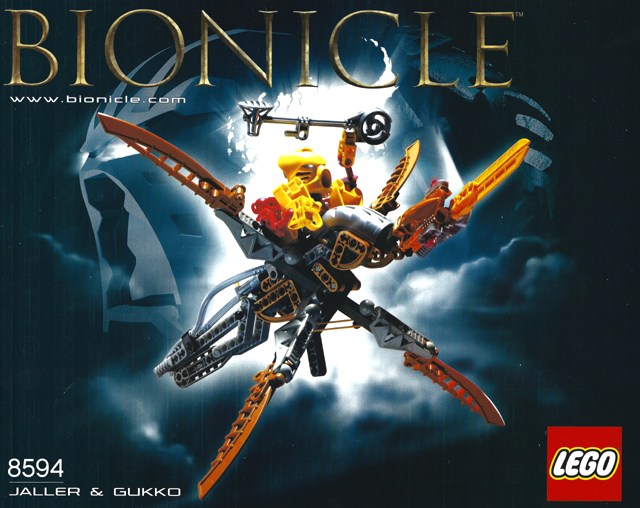 8594 Jaller & Gukko (Used) LEGO BIONICLE product image 2, provided for visual reference and product detail review
